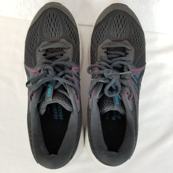 ASICS Gel Contend 7 AmpliFoam Lace Up Running Shoe Black Size 8 ~ 4399 - Picture 8 of 10